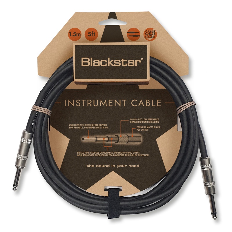 Cable De Instrumento Blackstar Standard 1.5M Str/Str