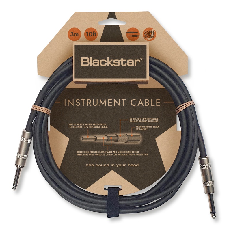 Cable De Instrumento Blackstar 3M Str/Str