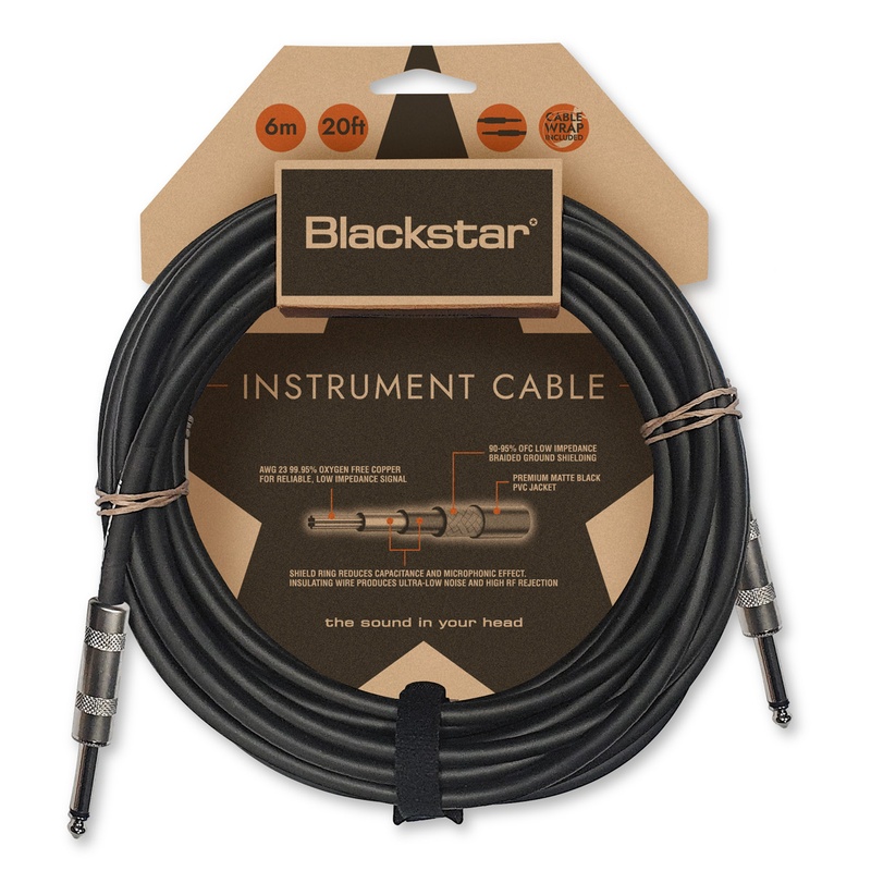 Cable De Instrumento Blackstar Standard Cable 6M Str/Str