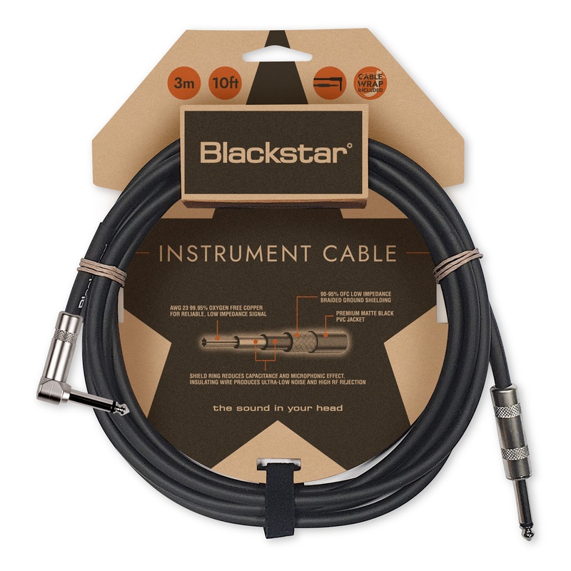 Cable De Instrumento Blackstar 3M Str/Ang