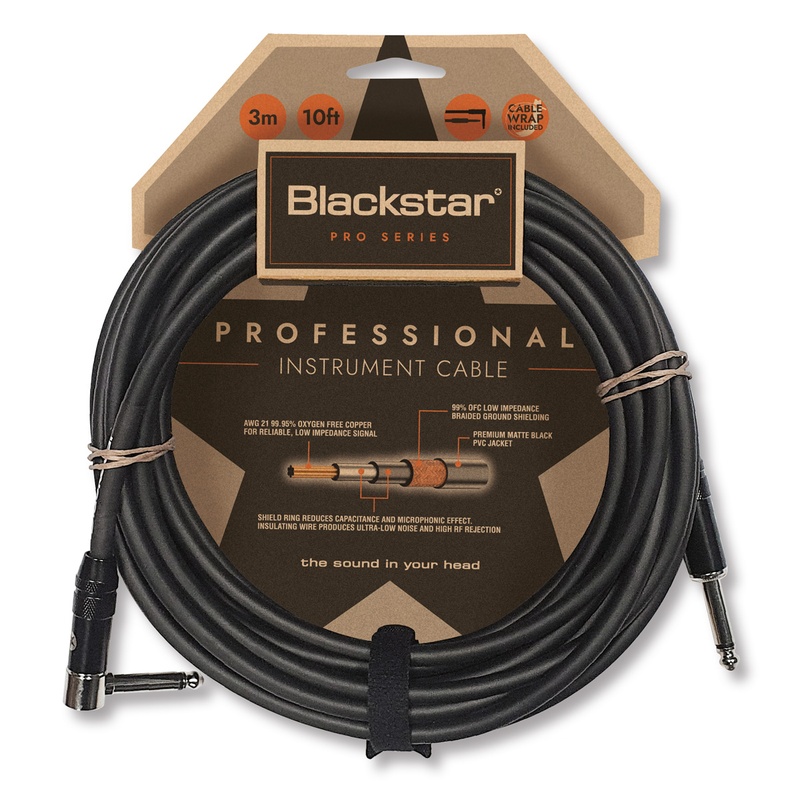 Cable De Instrumento Blackstar Professional 3M Str/Ang