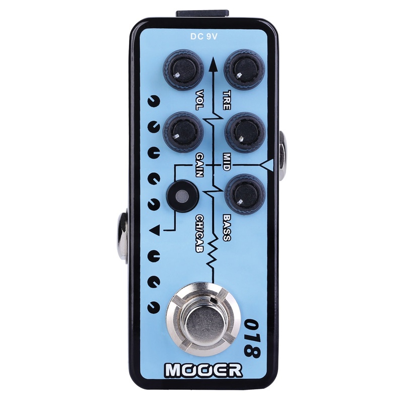 Pedal Preamp Mooer 018 Custom 100 Micro