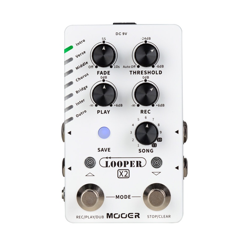 Pedal De Looper Mooer X2
