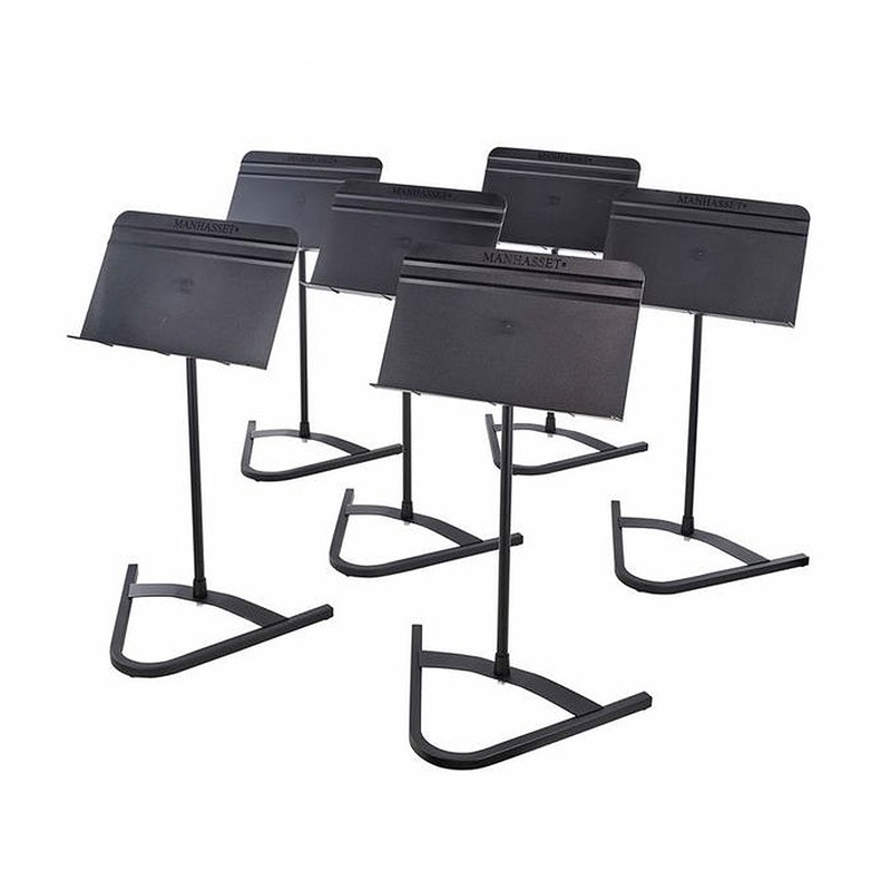 Atril De Orquesta Manhasset 8101 Bk (Pack 6)