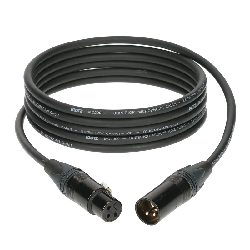 Cable De Microfono Klotz Cables M2Fm1-0750 Bk