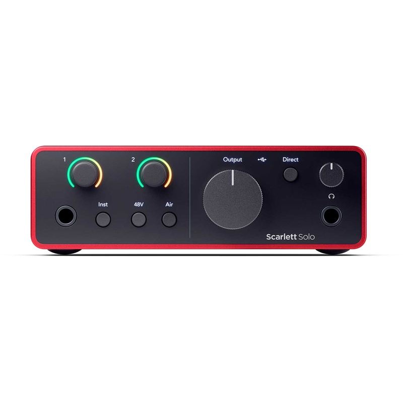 Interfaz De Audio Focusrite Scarlett Solo 4Th Gen