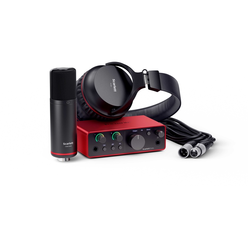Interfaz Audio Focusrite Scarlett Solo Studio 4Th Gen