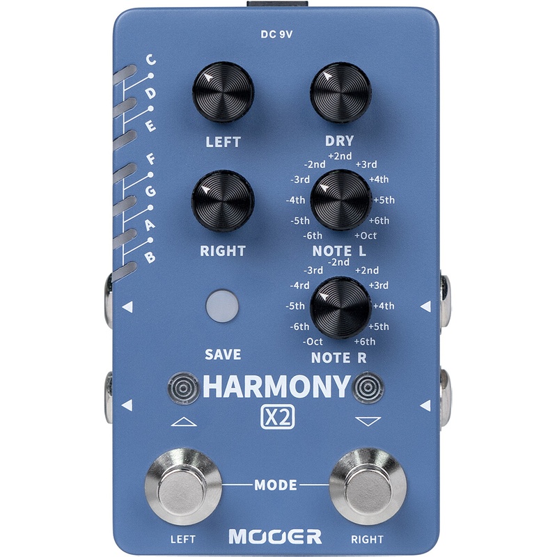 Pedal De Armonizador Mooer Harmony X2