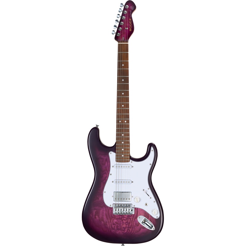 Guitarra Eléctrica Mooer Msc20 Pro Prune Purple