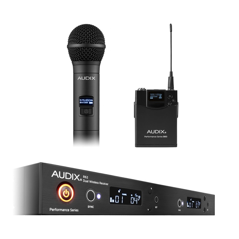 SISTEMA DE MICROFÓNICO INALÁMBRICO AUDIX AP42C2BPB