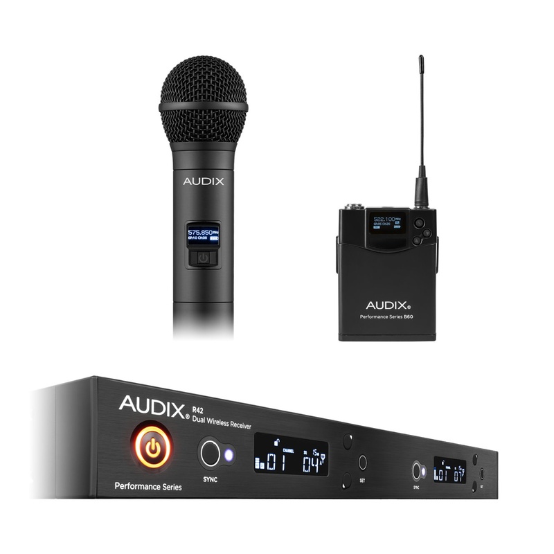 Sistema De Microfono Inalámbrico Audix Ap42C2Bpe