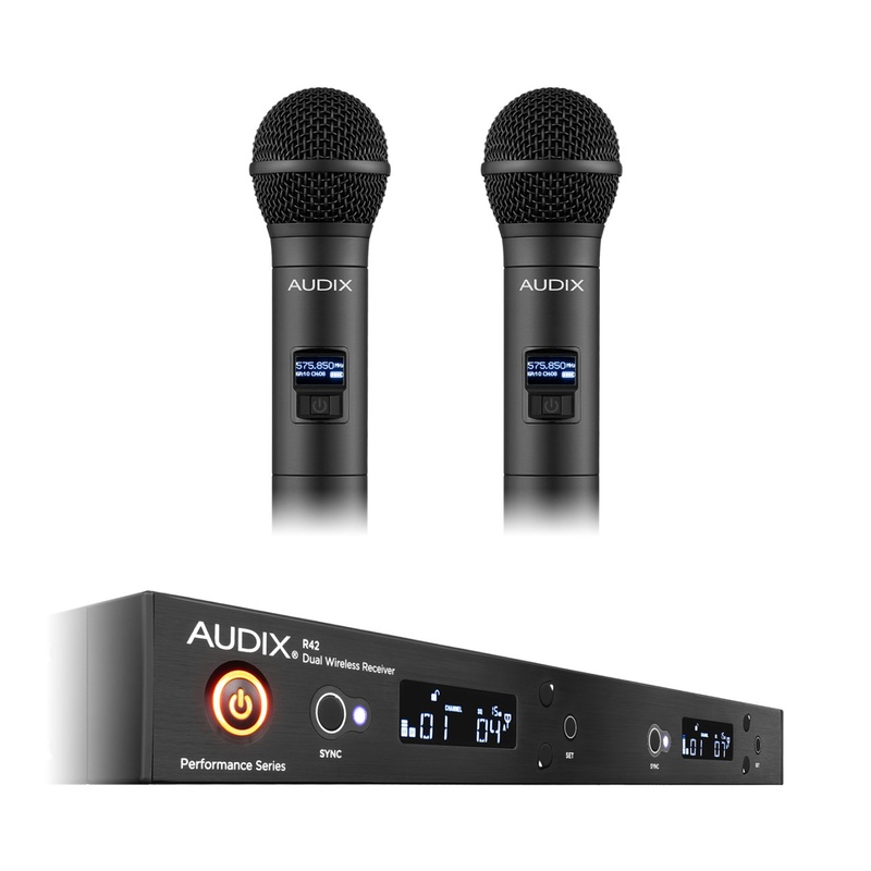 WIRELESS MICROPHONE SYSTEM AUDIX R42/H60/OM5