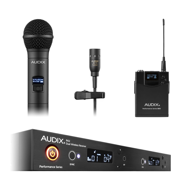 Sistema Wireless De Microfono Audix Ap62C55