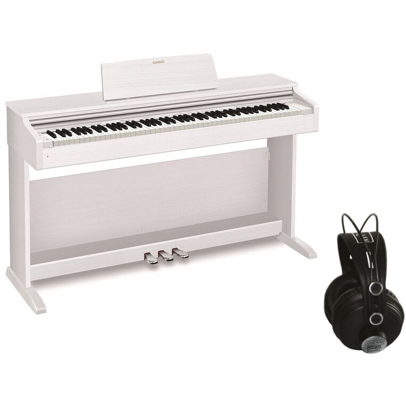 Piano Digital Casio Ap-270We + Auriculares Qhp30