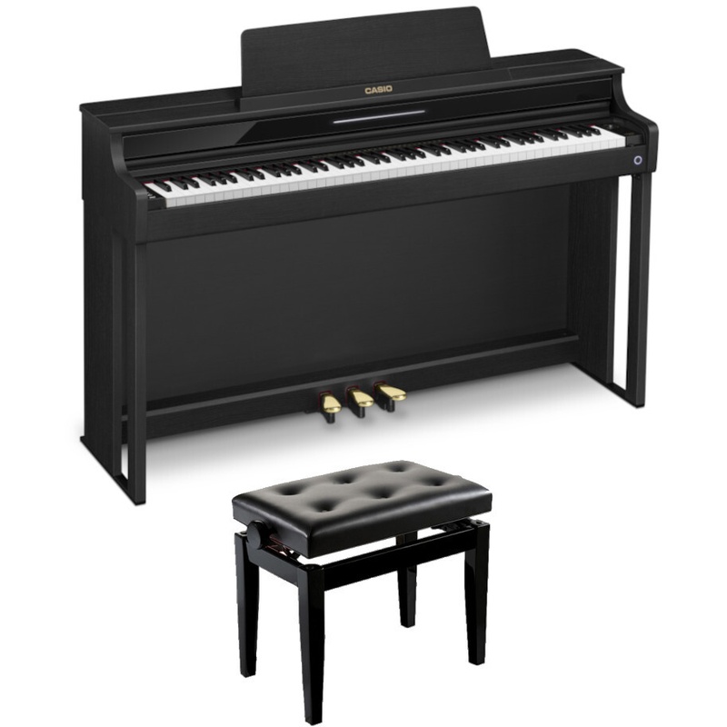 Piano Digital Casio Ap-550Bk + Banqueta Bgm Bk