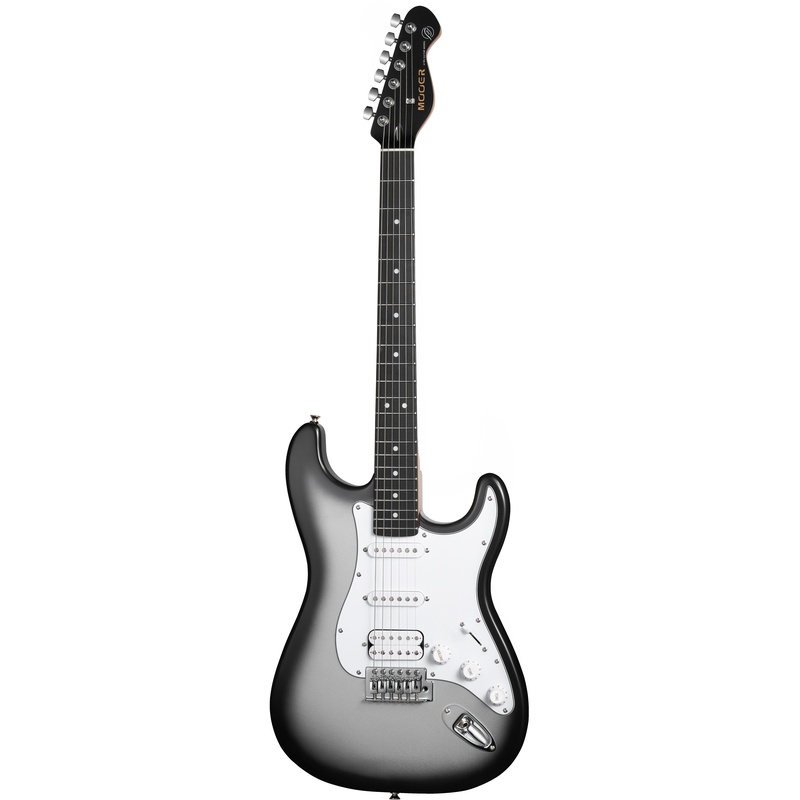 Guitarra Eléctrica Mooer Msc12 Pro Iron Silver Gloss