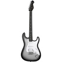 Guitarra Eléctrica Mooer Msc12 Pro Iron Silver Gloss