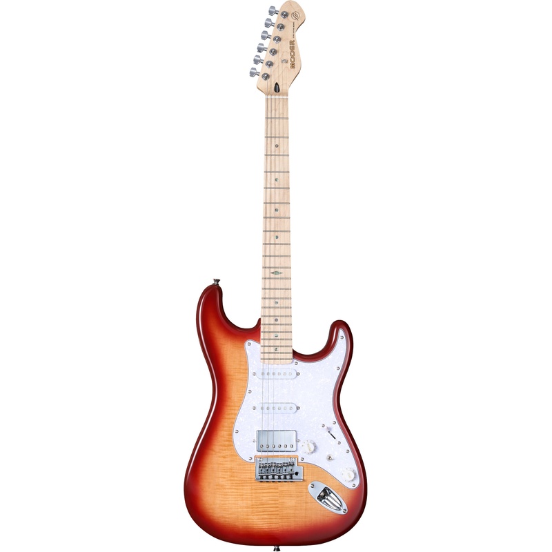 Guitarra Eléctrica Mooer Msc30 Pro Sunset Red