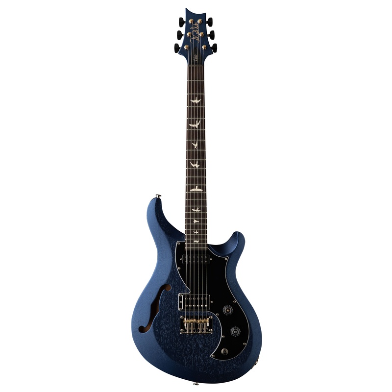 Guitarra De Cuerpo Semi-Hueco Prs Guitars S2 Vela Satin Metallic Bk