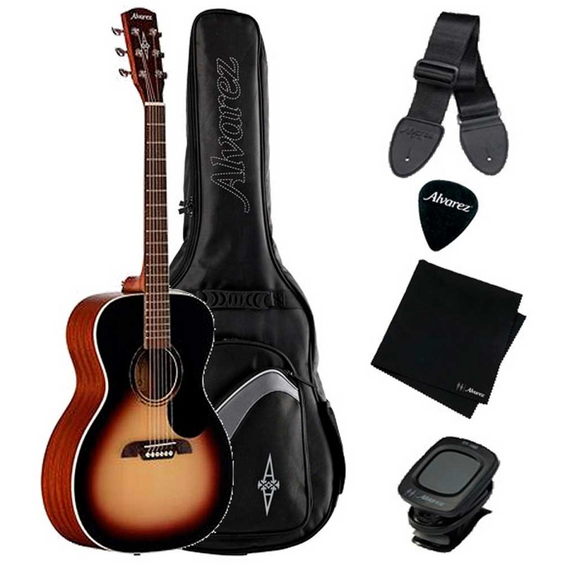 Pack De Guitarra Acustica Alvarez Rf26Ssb-Agp Regent