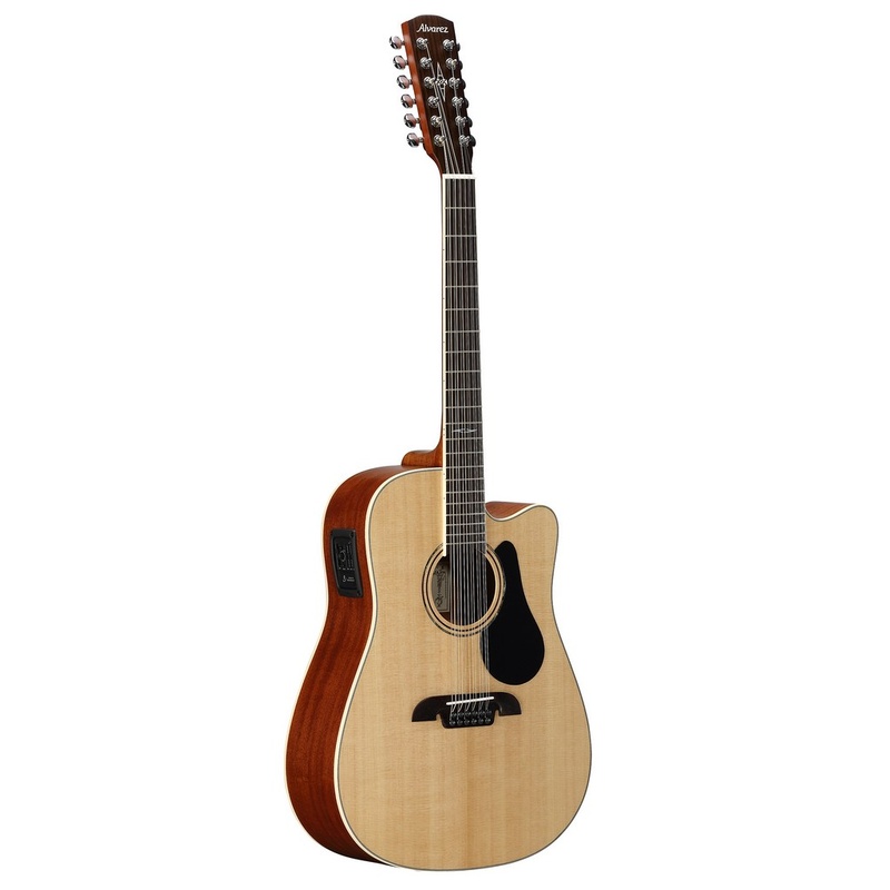 Guitarra Electroacustica De 12 Cuerdas Alvarez Ad60-12Ce Artist