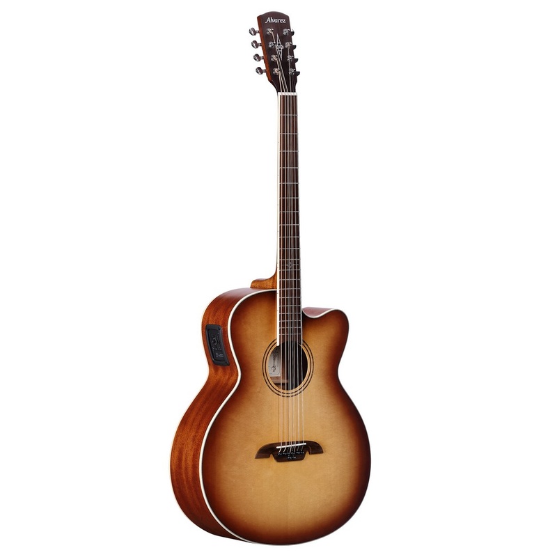 Guitarra Electroacustica Baritona Alvarez Abt60Ce-8Shb Artist