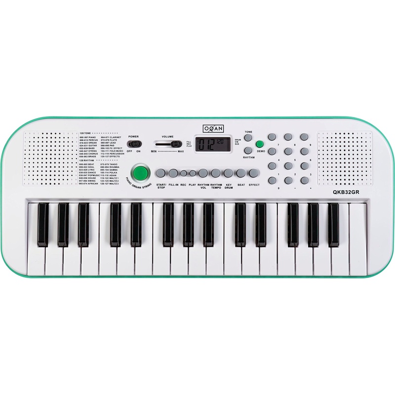Teclado De Acompañamiento Oqan Qkb32 Verde