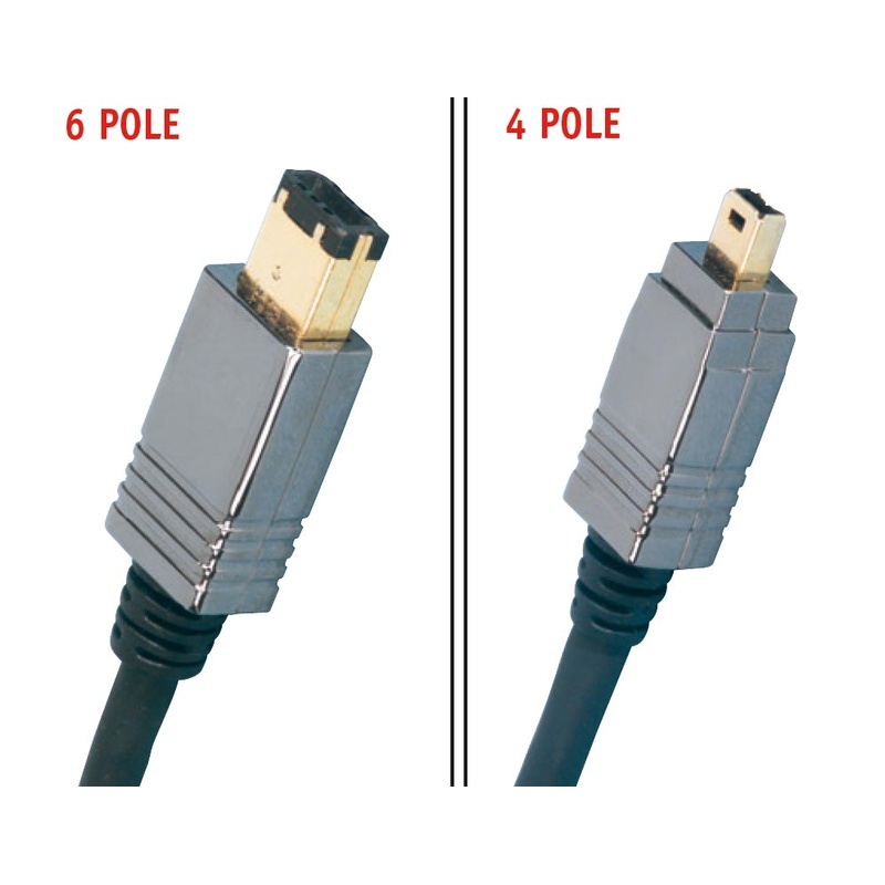 Cable Firewire Proel Fiwi64Mlu18 1.8M Bk