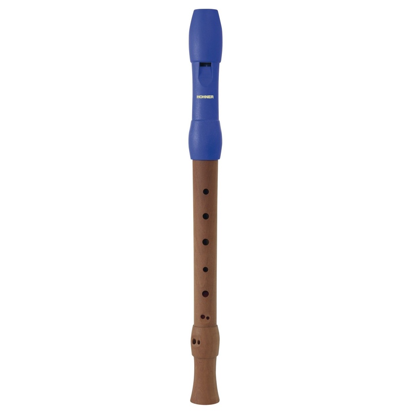 Flauta Soprano Hohner B95862 Azul Barroca