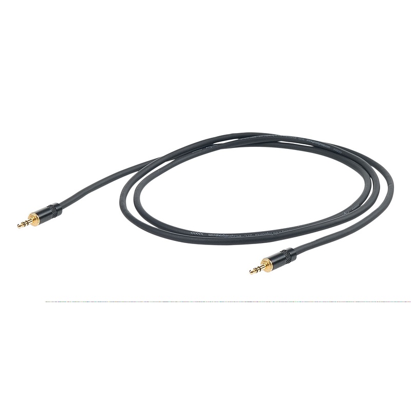 Cable Mini-Jack Proel Chlp175Lu15 Bk