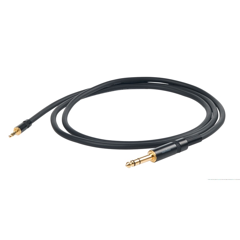 Cable Mini-Jack Proel Chlp185Lu15 Bk
