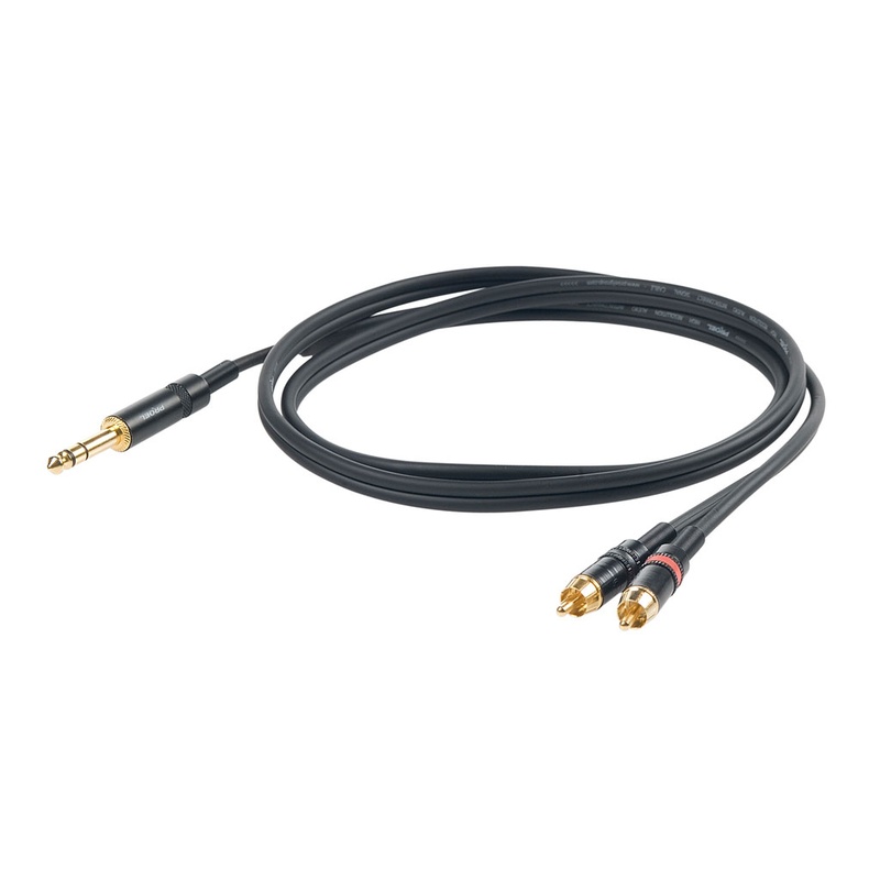 CABLE DE AUDIO RCA PROEL CHLP300LU3 BK