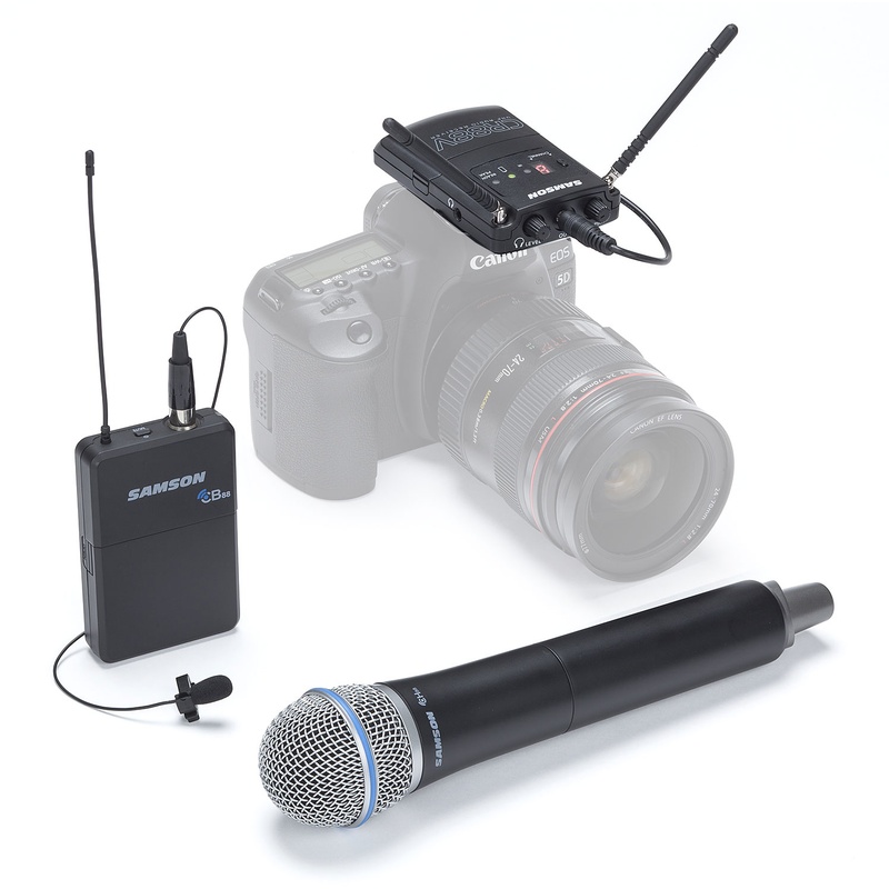 Sistema Wireless Para Cámaras Samson Concert88 Camera Combo