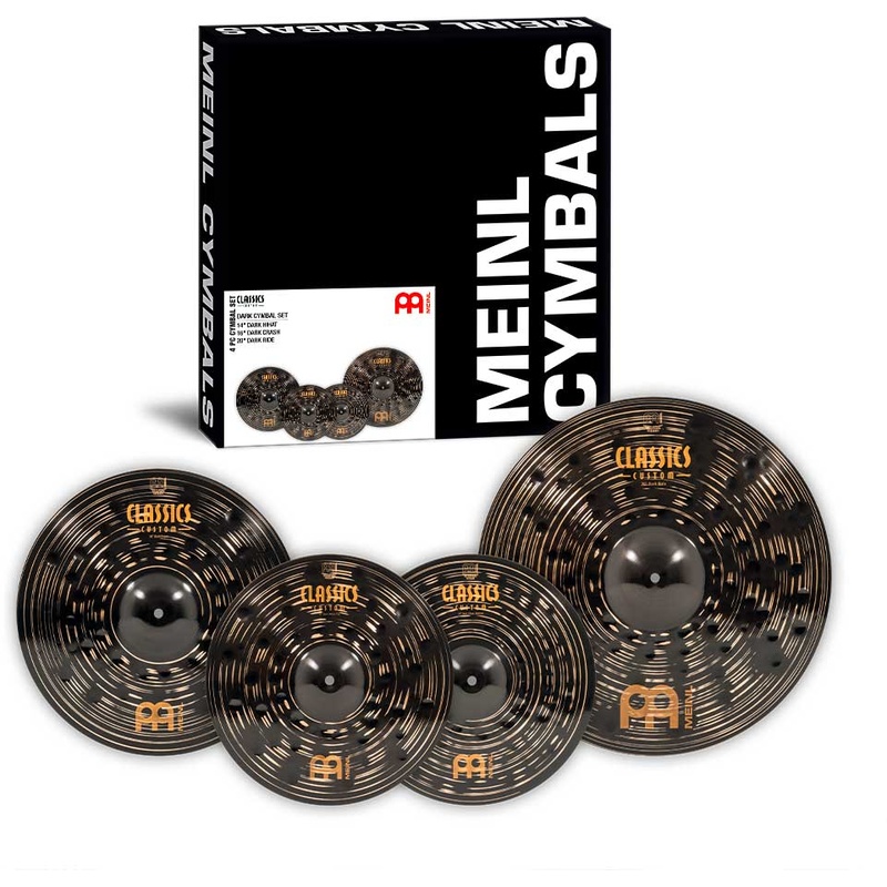 Set De Platos Meinl Cls Custom Dark Ccd141620 Bk