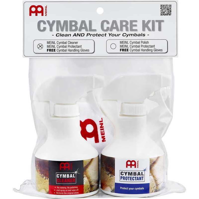 KIT DE LIMPIEZA Y PROTECCIÓN DE PLATOS MEINL MCCK-MCCL