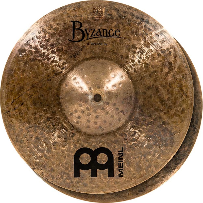 Plato De Hi-Hat Meinl B13Dah Hihat 13 Byzance Dark
