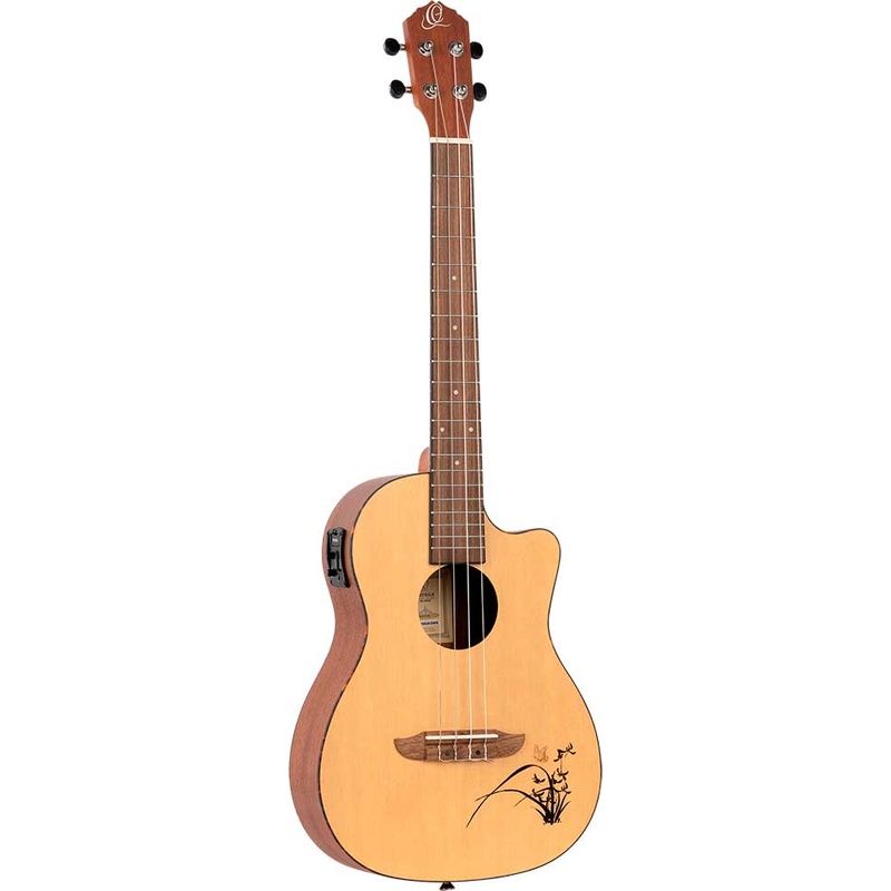 UKELELE ELECTRICO BARITON ORTEGA RU5CE-BA