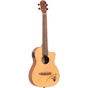 UKELELE ELECTRICO BARITON ORTEGA RU5CE-BA