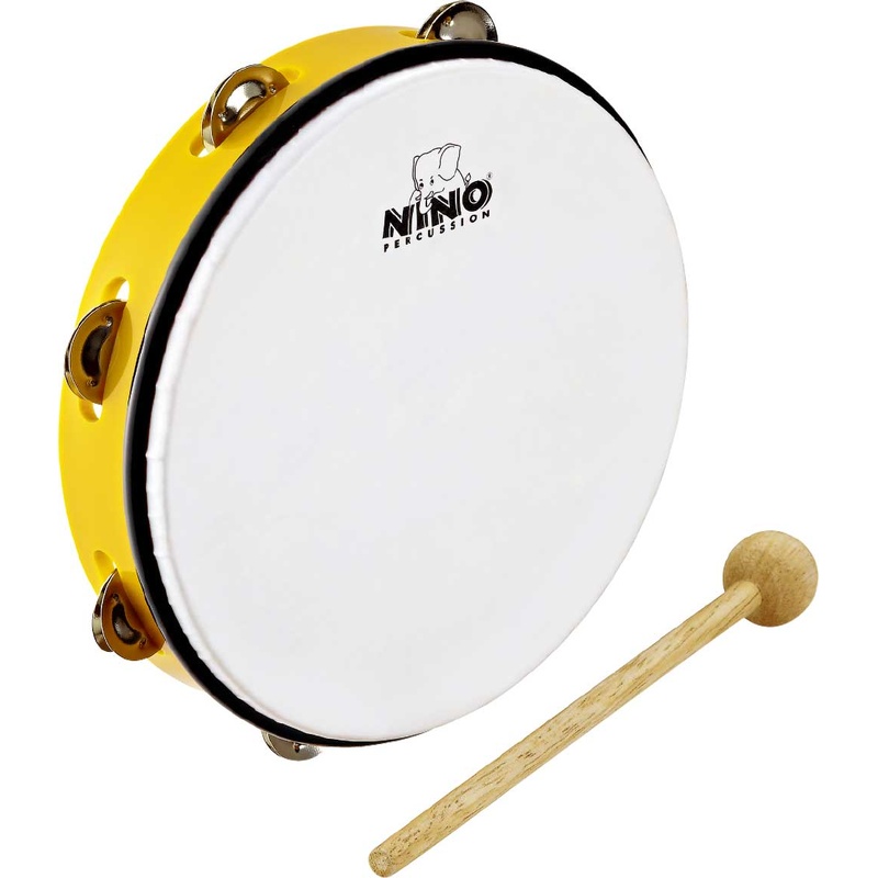 Pandereta Con Parche Nino Percussion Nino24Y