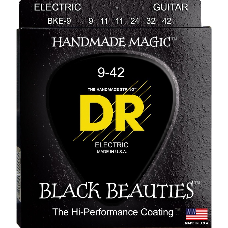 CUERDAS GUITARRA ELECTRICA DR BKE-9 BK