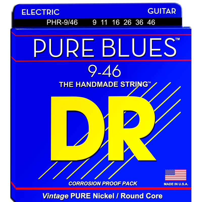CUERDAS GUITARRA ELECTRICA DR PHR-9/46 PURE BLUES