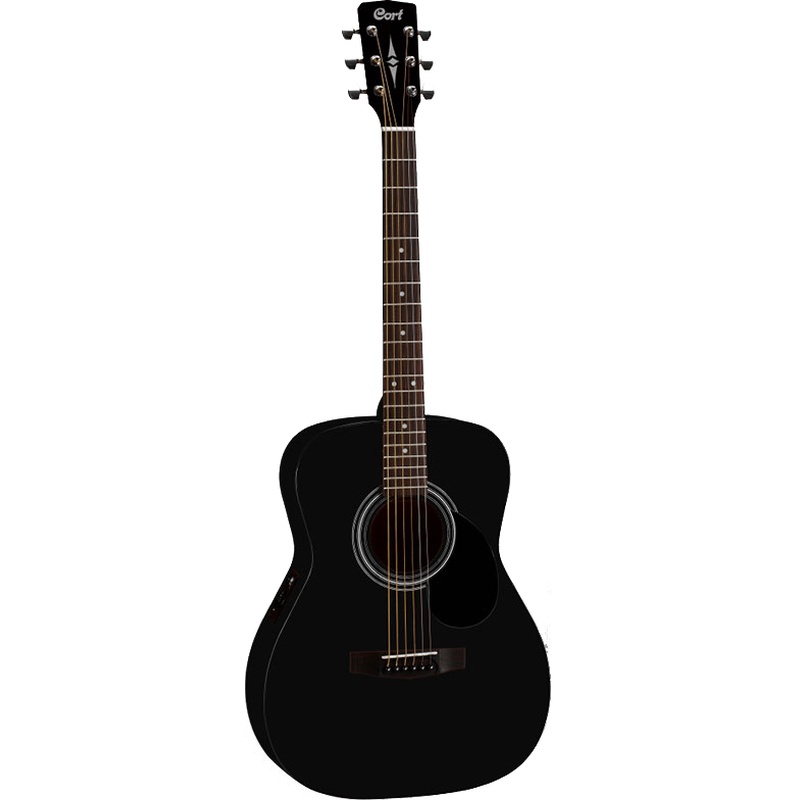 GUITARRA ELECTROACUSTICA CORT AF510E BK
