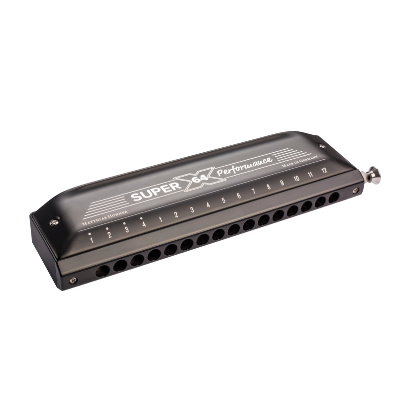 Armónica Cromática Hohner Super 64X Bk