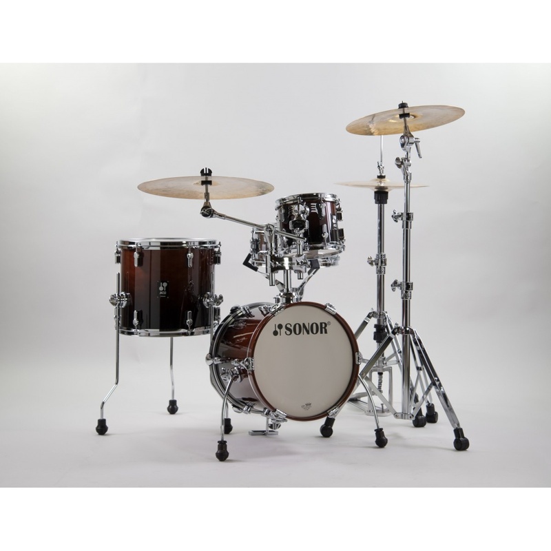 Set De Batería Acústica Sonor Aq2 Martini Brown Fade