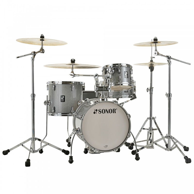 Set De Batería Acústica Sonor Aq2 Martini Titanium Quartz