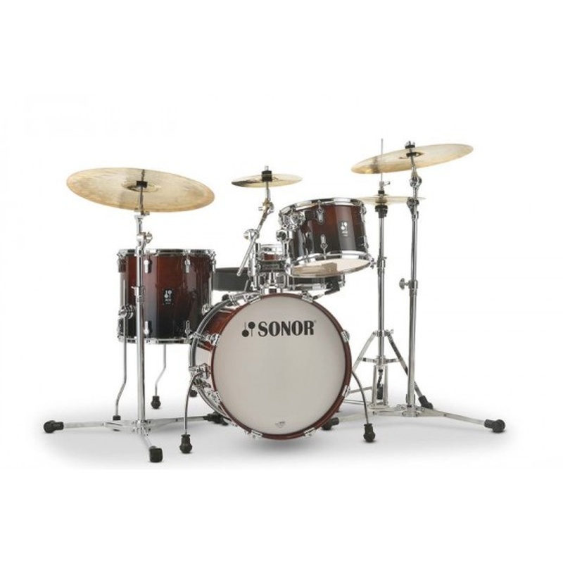 Set De Batería Acústica Sonor Aq2 Bop Brown Fade