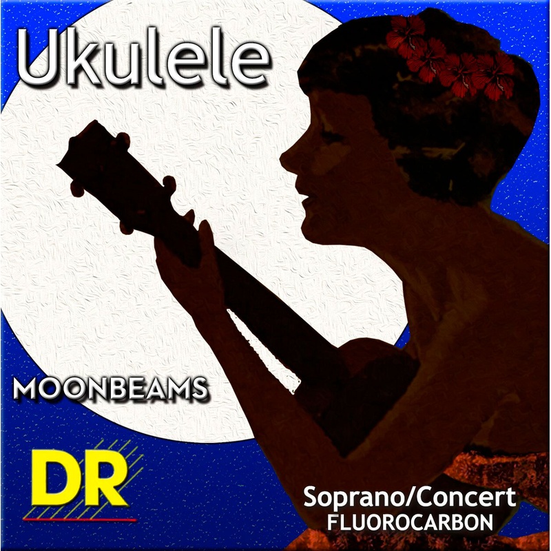 Cuerdas Ukelele Dr Soprano Concert Clear Fluorocarbon 21-26-32-22