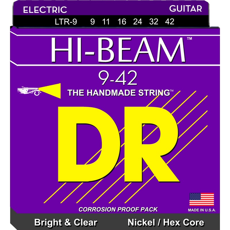 Cuerdas Guitarra Eléctrica Dr Ltr-9 Hi-Beam