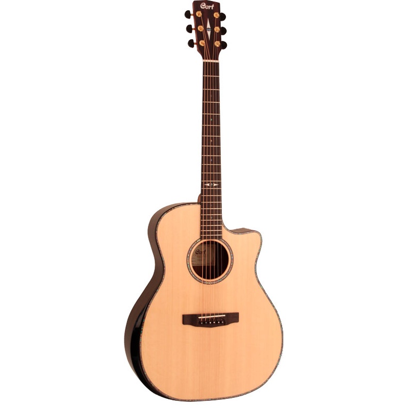 Guitarra Electro-Austica Cort Ga-Pf Bevel Nat