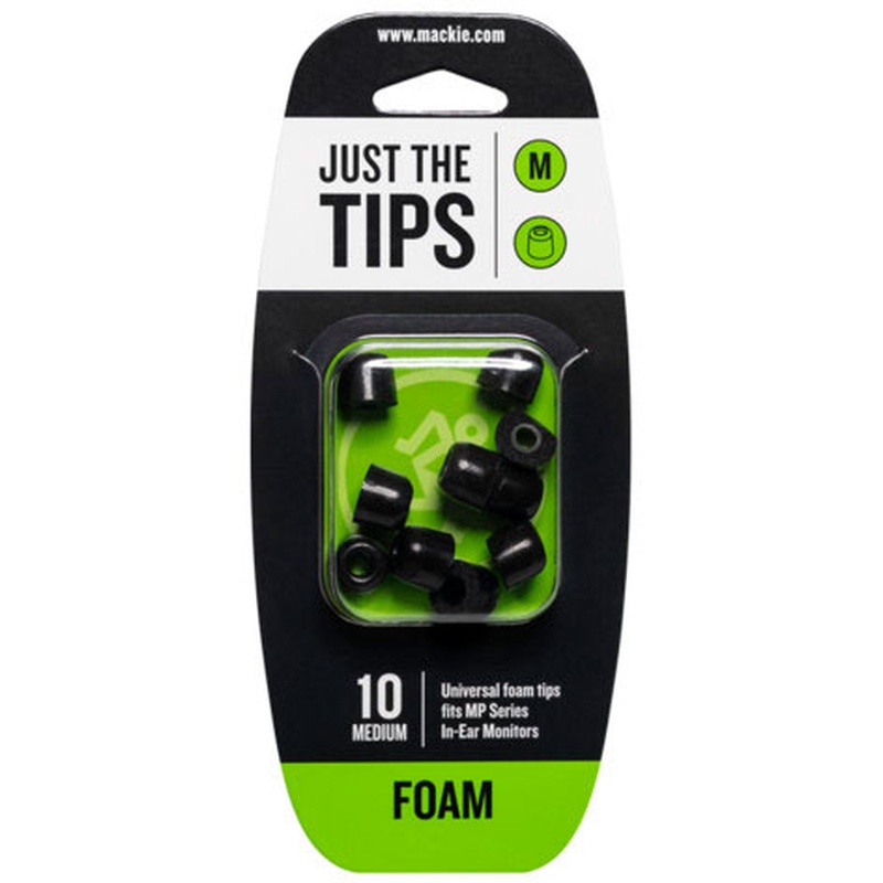 Puntas Auriculares Mackie Mp Series Medium Foam Bk Kit